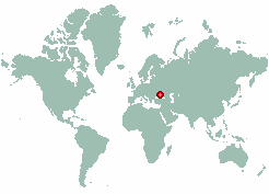 Zybiny in world map