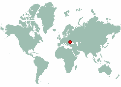 Vladychen in world map